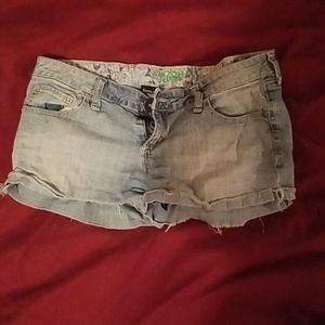 Denim shorts